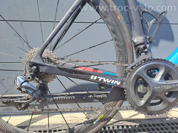 Vélo de route B'twin Ultra 740 CF Carbonne - Ultegra Di2 - Roue Mavic Cosmic Elite Carbonne - 2