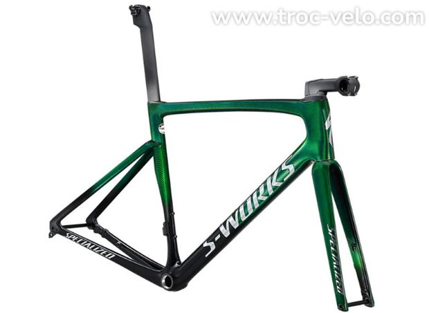 Kit Cadre Specialized S-Works Tarmac SL7 54T - Green Tint Fade over Spectraflair/Chrome - 1