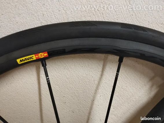 Roues Mavic r sys slr carbone aluminium, vélo route course - 3