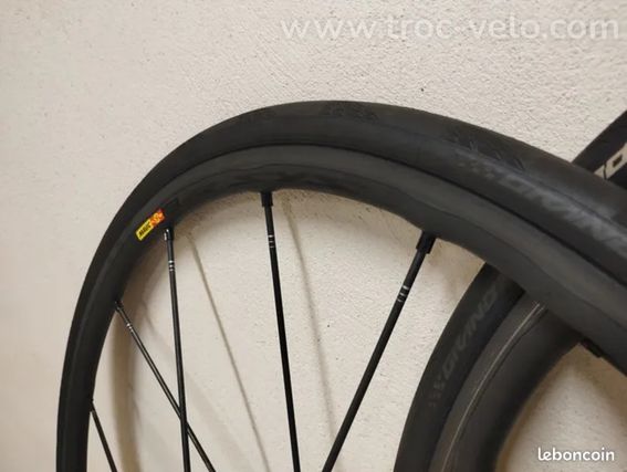 Roues Mavic r sys slr carbone aluminium, vélo route course - 4