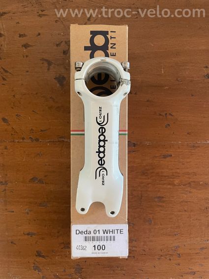 Potence DEDA 01 White 100 - 2