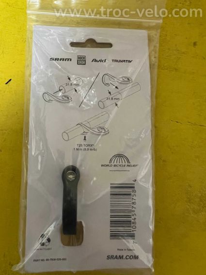 Support vélo GARMIN pour cintre 31.8mm (VTT) - 2