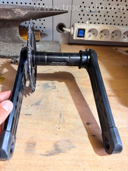 Pédalier Rotor Kapic - Plateau ovale Q-Ring - Axe 141 mm - 2