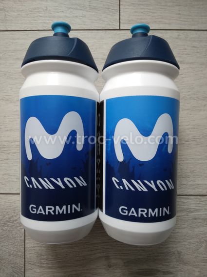 Lot 2 bidons Spécialité TA francais Tour de France 2025 hydratation gourde sport vélo LOOK KTM route noir et blanc vtt vtc vae électrique - Équipements vélos