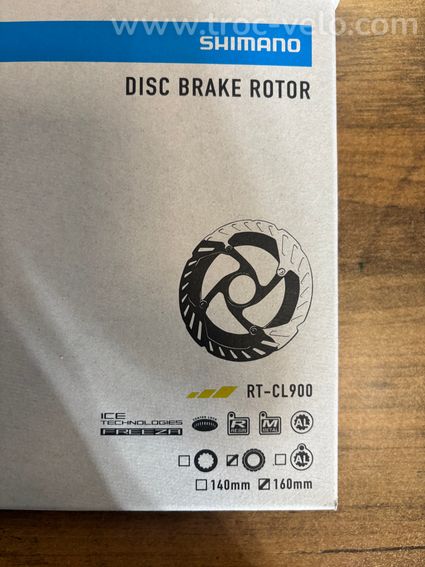 Disques Shimano RT-CL900 160 neufs - 2
