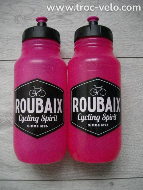 Lot de 2 bidons Roubaix-VAN RYSEL 2024 cyclisme vélo vtt course sport hydratation élite fly goudre nutrition - 1