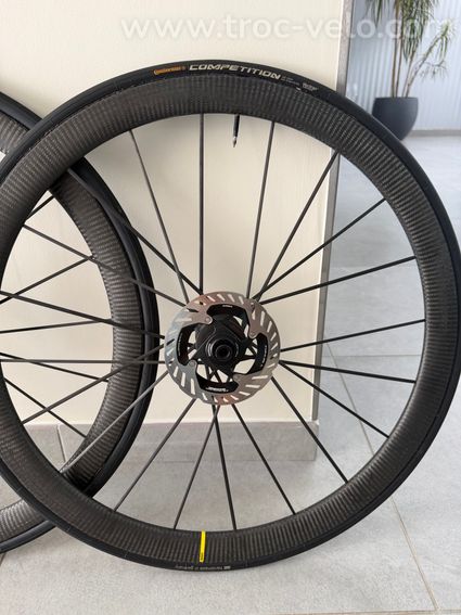 Paire de roues Mavic Cosmic Ultimate Disc à boyaux - 2
