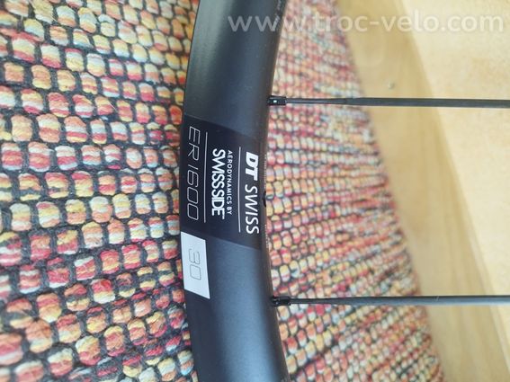 Paire de roues DT Swiss ER 1600 Spline 30 Neuve - 2