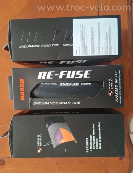 3 pneus Maxxis RE - Fuse Maxx Sield - 3