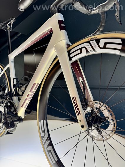 Vélo Enve Melee 54 Ultegra di2 roues SES 4.5 couleur Slipstream Pearl - 4