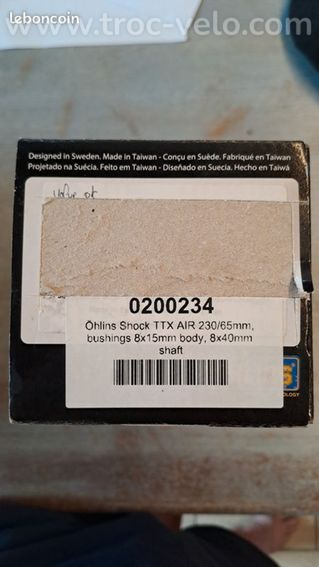 amortisseur ohlins ttx2 air 230/65 neuf - 2