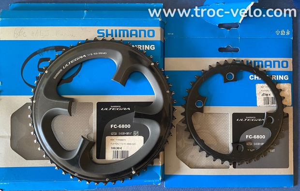 Plateaux Shimano Ultegra 6800 11V 53-39 - 1