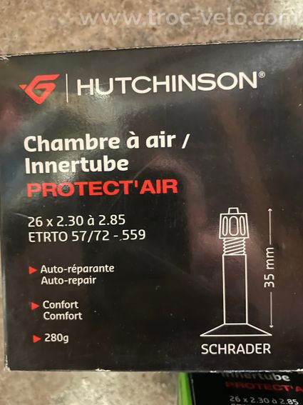 Lot de 3 chambres à air 26x2.30 à 2.85 - 3