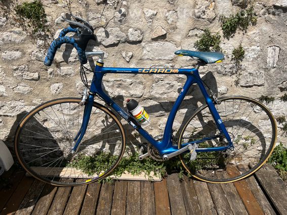 Vélo Didier Louis Monocoque Carbone Bleu de collection