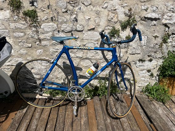 Vélo Didier Louis Monocoque Carbone Bleu de collection - 2