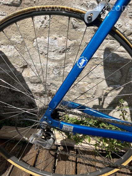 Vélo Didier Louis Monocoque Carbone Bleu de collection - 4