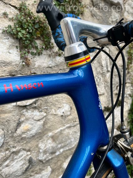 Vélo Didier Louis Monocoque Carbone Bleu de collection - 10