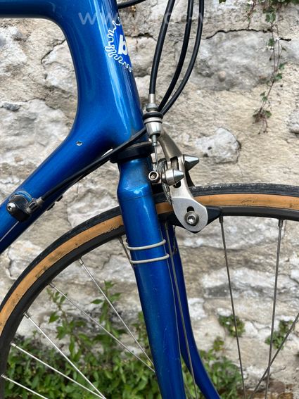 Vélo Didier Louis Monocoque Carbone Bleu de collection - 11