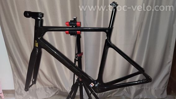 Cadre de vélo carbone Orbea T,55 /fourche carbone /tige de selle/ensemble en très bon état. - 3