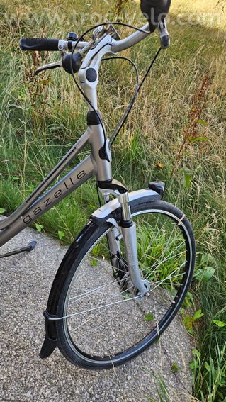 Gazelle Paris+ Ville femme gris – 7 vitesses Shimano – Freins hydrauliques – Très bon état - 2
