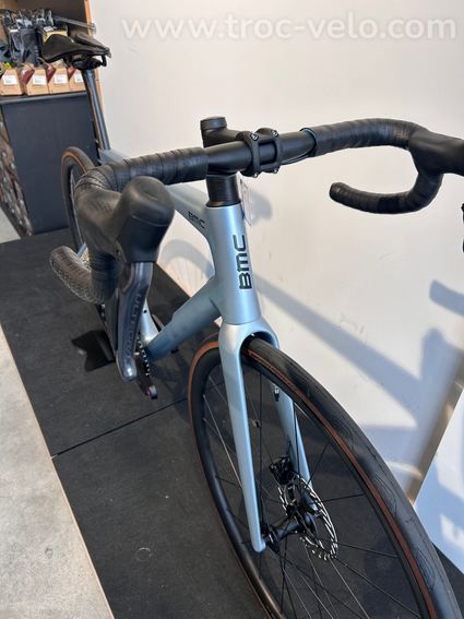 BMC TEAMMACHINE SLR ONE 56 LIGHT BLUE CHROME - 5