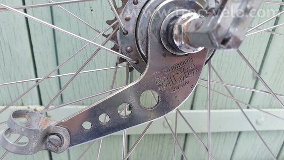 Roue complète vélo urbain 27" avec moyeu 3 vitesses Shimano 3CC - 2
