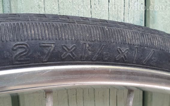 Roue complète vélo urbain 27" avec moyeu 3 vitesses Shimano 3CC - 9