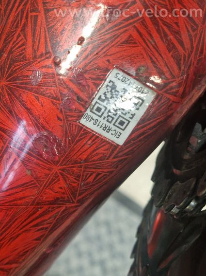 cadre colnago v3rs frozen red taille48s - 3