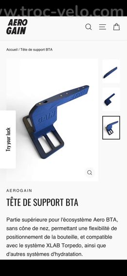 Support hydratation BTA - BTS AEROGAIN - 3