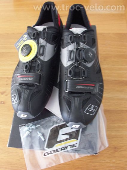 CHAUSSURES VTT GAERNE G-FAST BLACK POINTURE 42 ABSOLUMENT NEUVES ! - 5