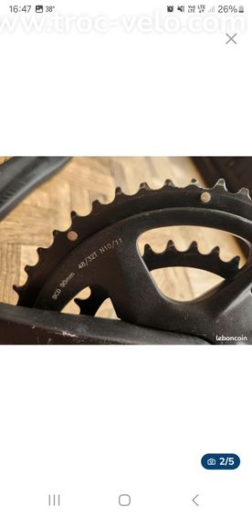 Pédalier FSA Omega Modulaire Megaexo 48-32 - 2