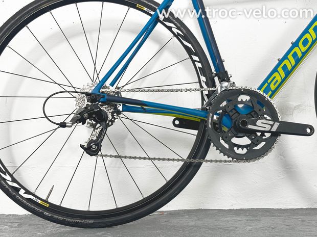 Vélo de route Cannondale SuperSix EVO Sram Rival Taille 50 / Roues Mavic Aksum disc Aluminium - 2