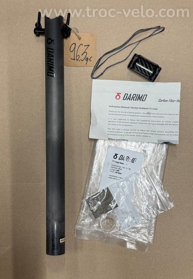 Tige de selle DARIMO T1 LOOP UD MAT 31,6x400 - 2