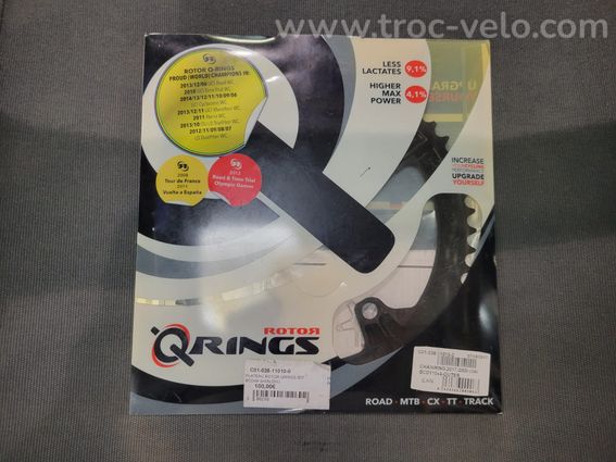 Plateau Rotor Qrings 50 dents Alu neuf - 3