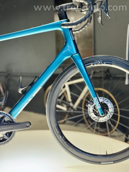 Vélo Enve Fray 58 Ultegra di2 roues SES 3.4 couleur Agave Blue - 7