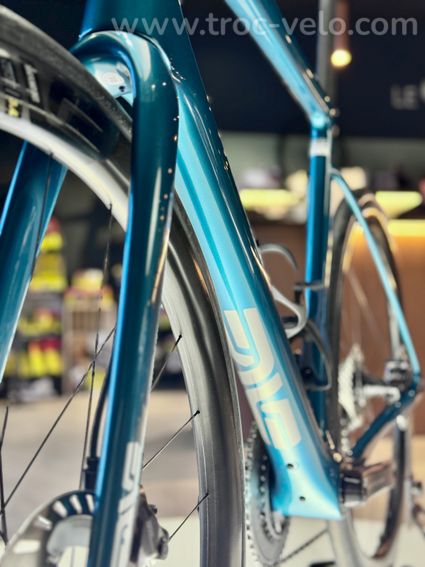 Vélo Enve Fray 58 Ultegra di2 roues SES 3.4 couleur Agave Blue - 9