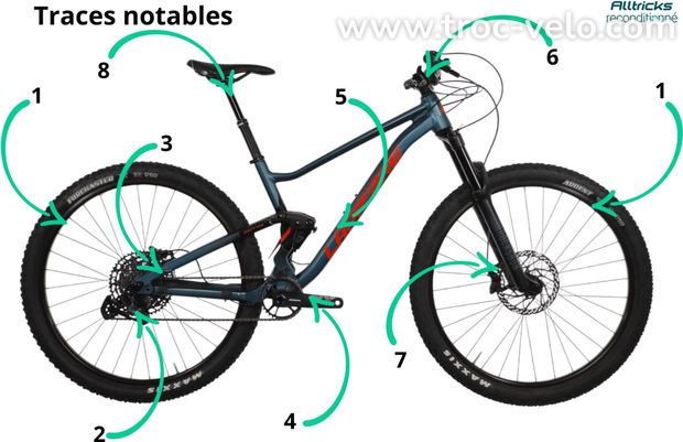 Produit Reconditionné - Lapierre Zesty TR 4.9 Sram GX Eagle 12V 29' Bleu 2024 - 2