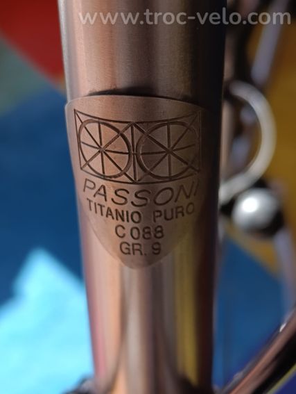 vélo de route Passoni Titano Puro C088GR9-cadre titane - 5