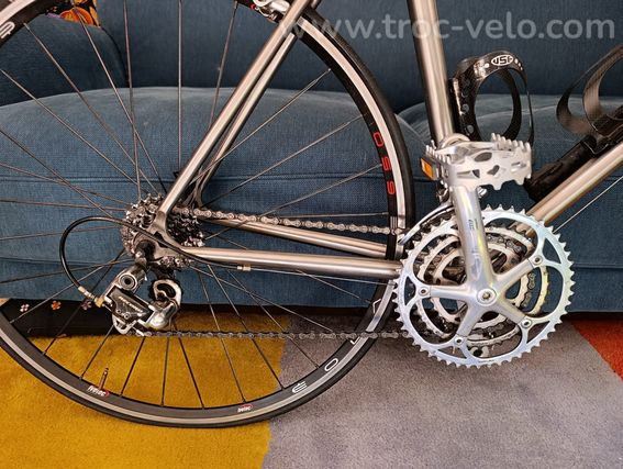 vélo de route Passoni Titano Puro C088GR9-cadre titane - 13