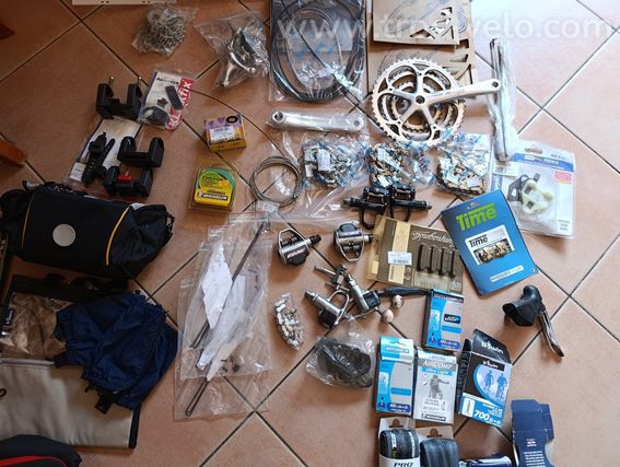 vélo de route Passoni Titano Puro C088GR9-cadre titane - 14