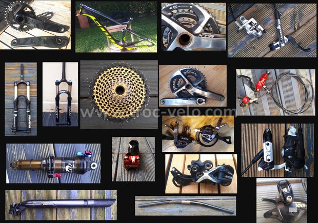 PIECES VTT OCCASION XTR KASHIMA AXS / CARBONE (voir detail ) - 2