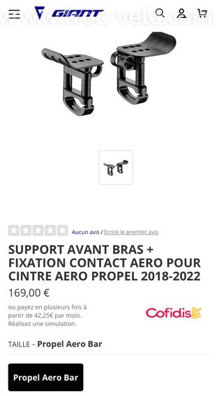 Support avant bras + Fixation contact aero - 5