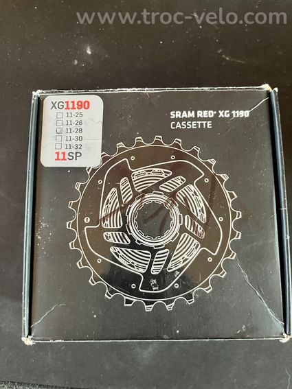 SRAM Cassette vélo route RED 22 XG 1190 11V  11-28 TBE - 2