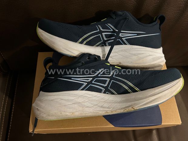 Chaussures Running Ascis Gel Nimbus 26 Bleu 44 - 3