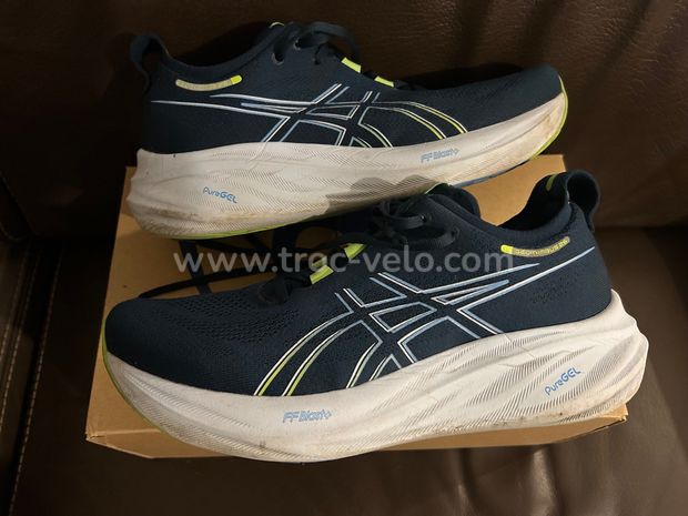 Chaussures Running Ascis Gel Nimbus 26 Bleu 44 - 6