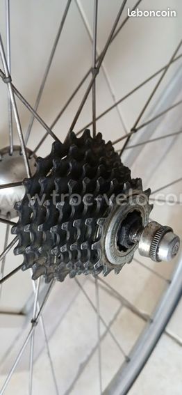 Paire De Roues Vélo - Moyeux Rigida DP18 Et CSB Shimano 600 - Occasion