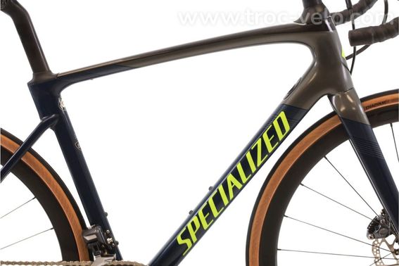 Produit Reconditionne    Specialized Roubaix Comp Di2 11v    Bleu   Velo De Route   Tres Bon Etat - 2