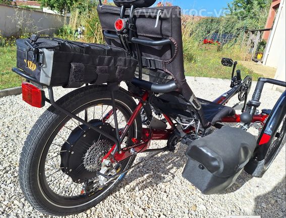 HP Velotechnik Gekko fx 20 – Trike couché pliable électrique – Batterie 48 V / 21 Ah - 2