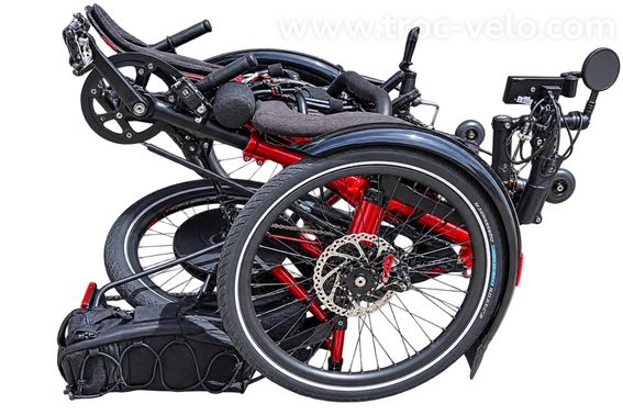 HP Velotechnik Gekko fx 20 – Trike couché pliable électrique – Batterie 48 V / 21 Ah - 3