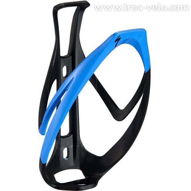 2 Porte-Bidons SPECIALIZED - RIB CAGE II - Matte Black / Sky Blu - 1